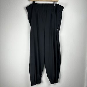 Athleta Savannah Jogger Women 20 Black Excellent Stretch Lightweight Pockets